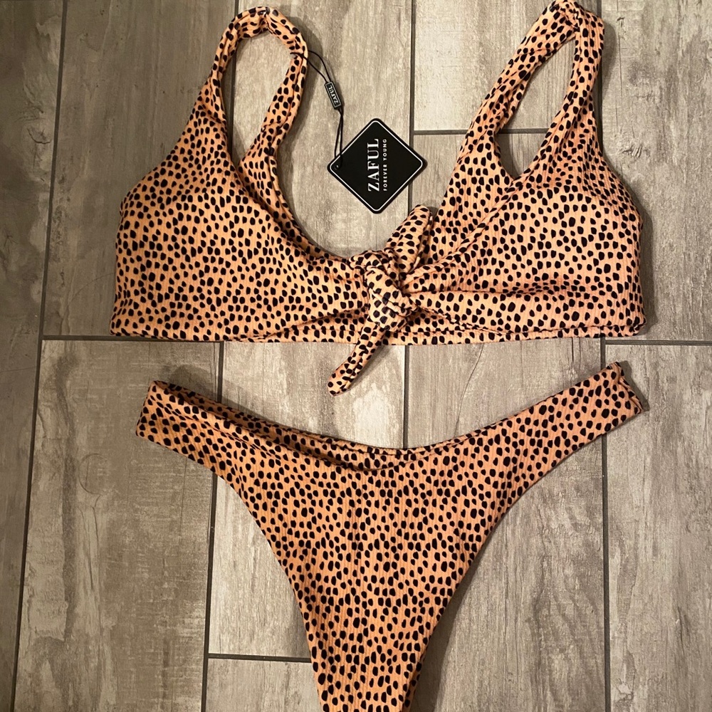 Zaful leopard bikini NEW WITH TAGS